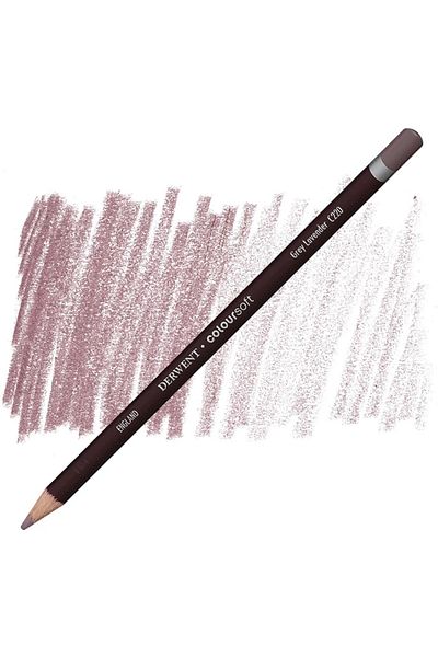 Derwent Coloursoft - Soft Curry Pen - Gray Lavender C220