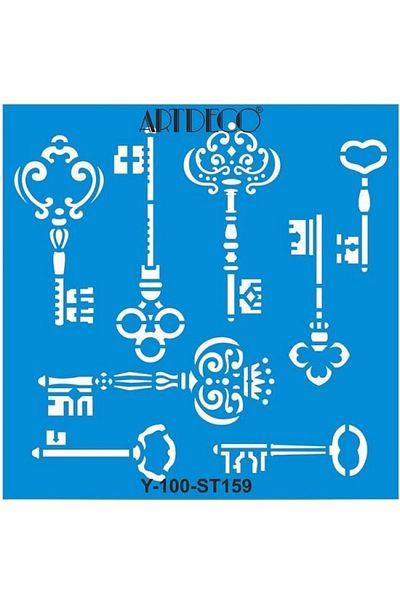 Artdeco Stencil 30x30cm Switches 159