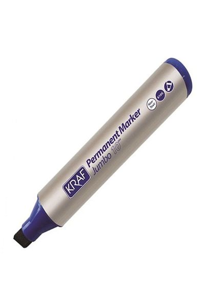 KRAF Permanent Jumbo Marker 10mm 610g Blue