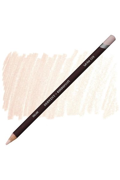 Derwent Coloursoft - Soft Curry Pen - Soft Pink C170
