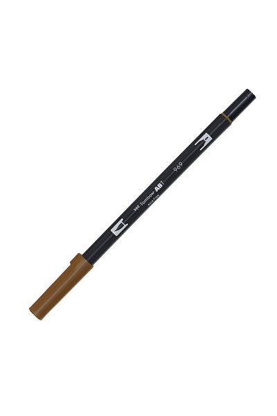 Tombow Brush Abt 969 Graphic Pen Chocolate