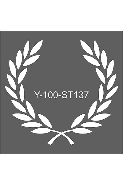 Artdeco Stencil 30x30cm Laurel Crown 137