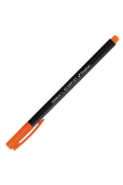 Dong-A Yellow Hexaplus Fiber Tip Fine Pen - No:24