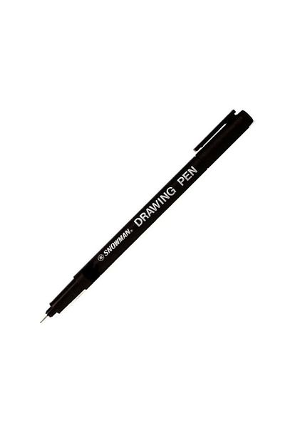 Snowman Technical Drawing Pen 0.2 mm Black