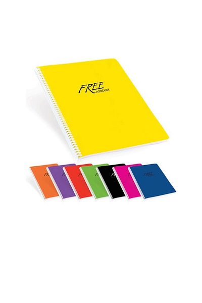 KESKİN COLOR Keskin Free Pp Cover Notebook A4 60yp.lined