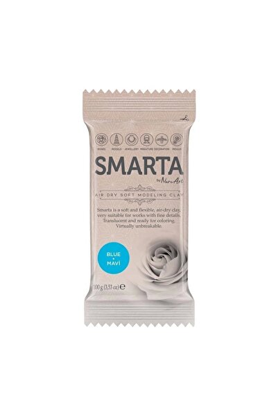 Smarta Havayla Kuruyan Modelleme Hamuru Mavi 100 gr