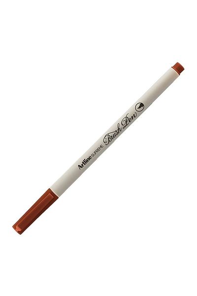 artline SUpreme BrUsh - Brown BrUsh Tip Pen