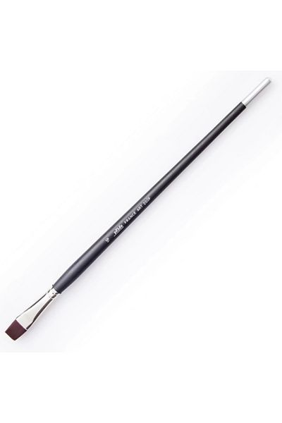 Pebeo 200f/16 Synthetic Tip Handle Oil Acrylic Brush Black No:16
