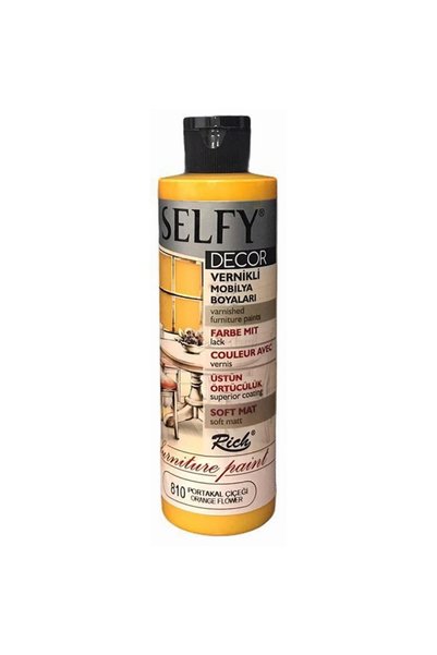 Rich Slf-240-810 Selfy Decor Vernikli Akrilik Boya 240cc.portakal