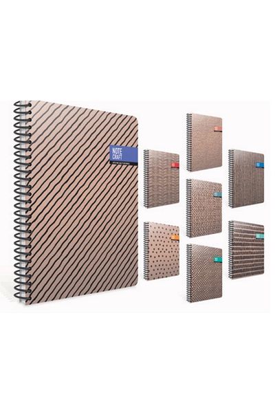Gıpta Note Craft Spiral Hard Cover 17x24 120ypChecked Notebook