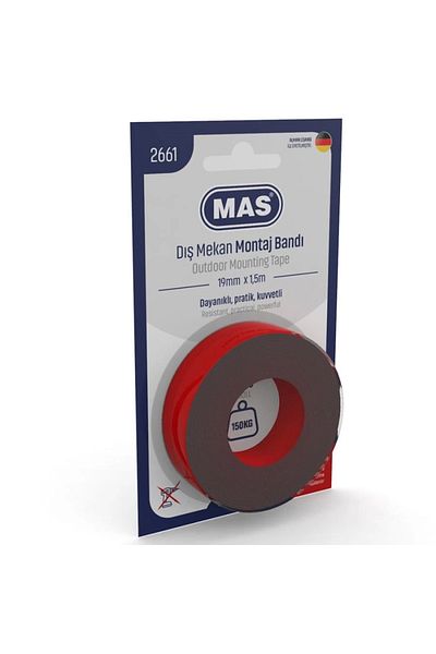 Mas 19 Mm X 1.5 M Strong Outdoor Mounting Tape - 2661