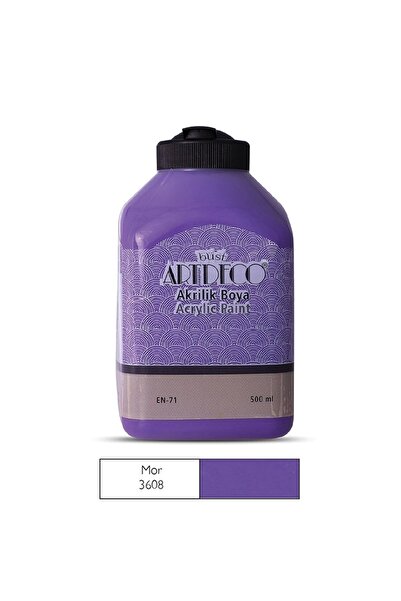 Artdeco Akrilik Boya 500ml Mor 3608