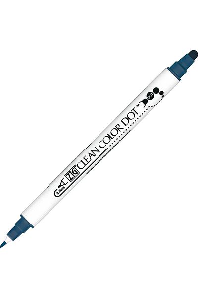Zig Clean Color Double Tip Dot Pen Tc-6100 034 Denim