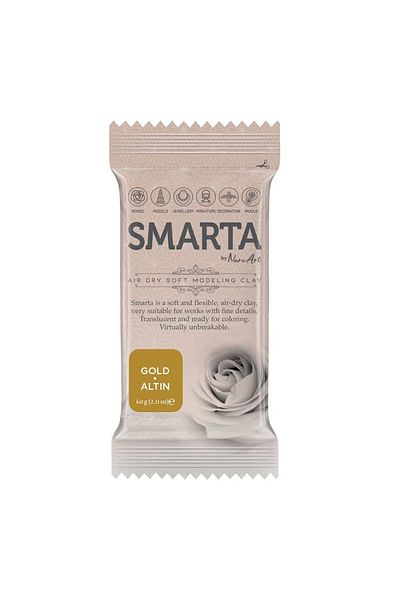 Smarta No:27 Modeling Clay Dough - 60 gr Metallic Gold (GOLD)