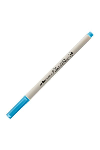 artline Supreme Epfs-f Brush - Pointed Pen Light Blue