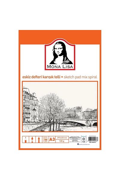 Südor كتاب رسم Mn03-3 بسلك مختلط A3 120 جرام50yp