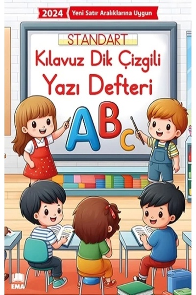 Ema Kitap Kılavuz Dik Çizgili Yazı Defteri