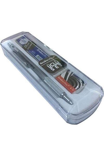 Scrikss Scrıkss Graph-x Metal 0.7mm Versatil Kalem Seti Kurşun Gri