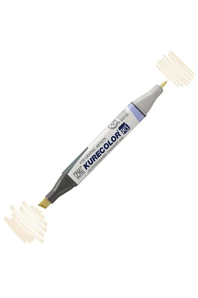 Zig Kurecolor Twin Marker - S Kc-3000 Ivory 416