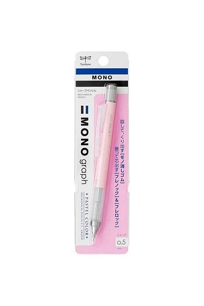 Tombow Mono Graph Mechanical Pencil 0.5mm Pastel Coral Pink