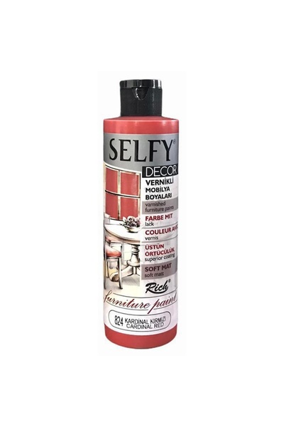 Rich Slf-240-824 Selfy Decor Vernikli Akrilik Boya 240cc.kardinal