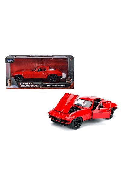 Simba Masinuta Metalica Fast and Furious 1966 Chevy Corvette Scara 1 to 24