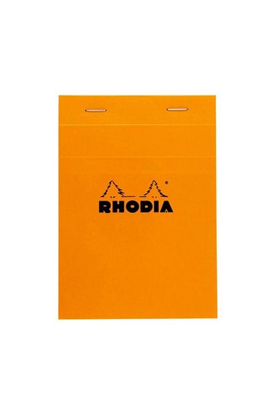 Rhodia Rhodia 105x148mm A-6 Checked Memo Pad Orange Cover 80 Yp