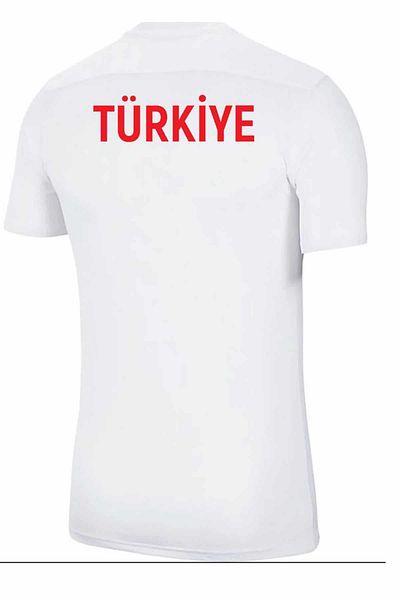 Nike Ανδρικό μπλουζάκι Nkt100-λευκό - Τζέρσεϊ Τουρκίας Εθνικής Ομάδας B-0
