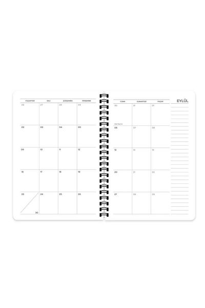 KESKİN COLOR 16x23 Spiral Sharp Agenda - Hard Cover, Blue 830231 -99