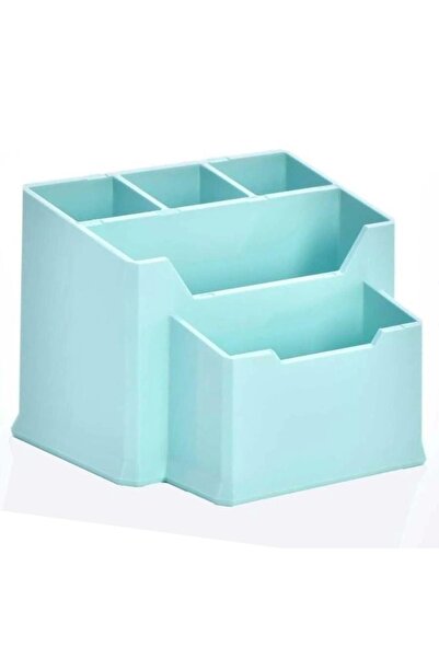 Ops منظم حامل أقلام باللون الأزرق الباستيل - سطح الطاولة، KLM 201