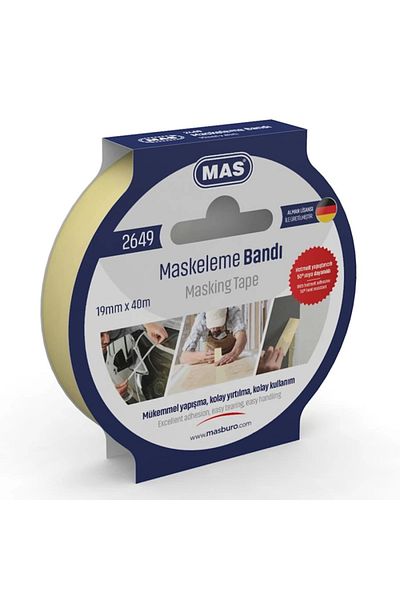 Mas Crepe (Masking) Tape 19 mm X 40 m 2649