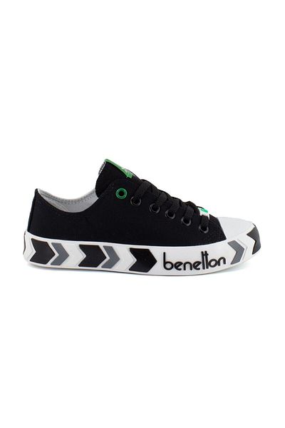 Benetton ®|BN-30620-3374 Black - Women's Sports Shoes