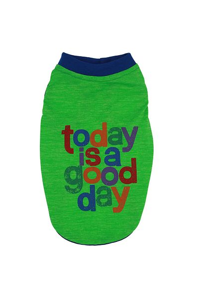 Pawstar Green Good Day Green Good Day Cat Dog T-Shirt Cat Dog Outfit