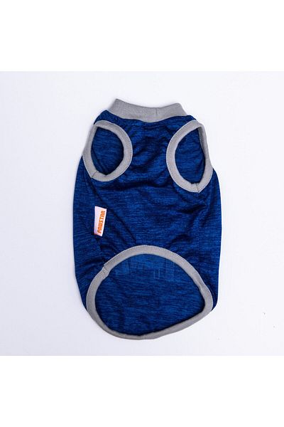 Pawstar Dark Blue Sporty Cat Dog T-Shirt - Cat Dog Outfit