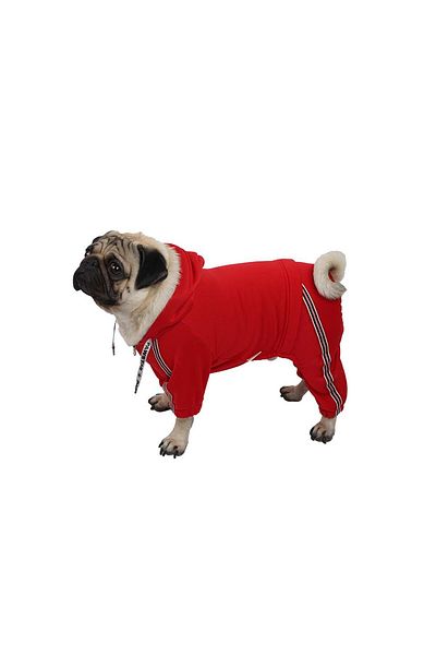 Pawstar Red Tuta Jumpsuit Cat Dog Jumpsuit Cat Dog Outfit