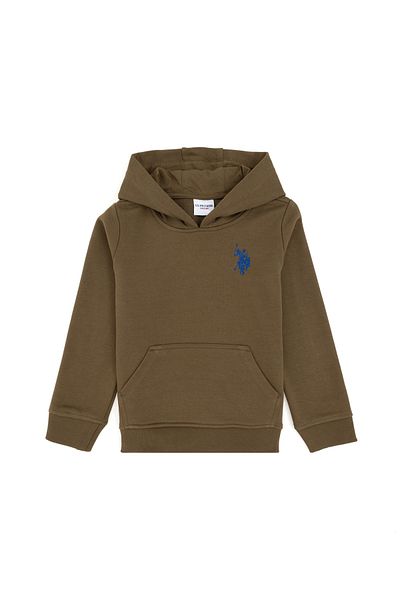U.S. Polo Assn. Khaki Boy's Hooded Sweatshirt - 50293609 -Vr027