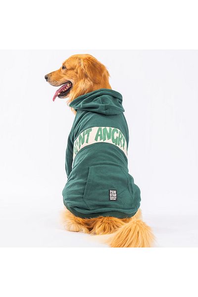 Pawstar Dog Jacket and Dress for Khaki Angry Dog Breed - Large and Medium Sweat