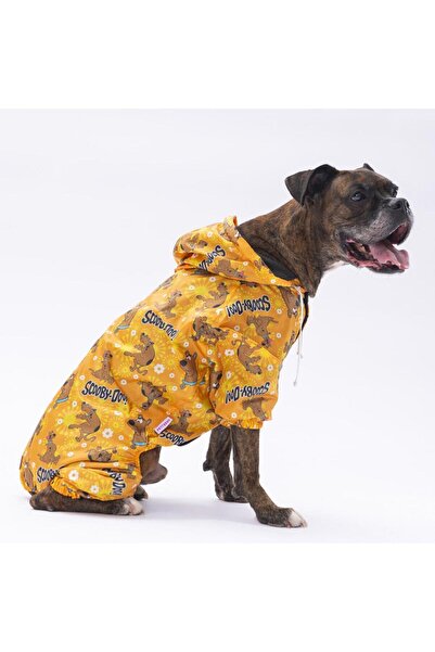 Pettrend Scooby-doo Tulum Yağmurluk Köpek Kıyafeti Köpek Yağmurluğu (BÜYÜK IRK)