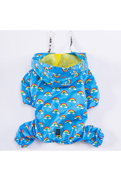 Pawstar İrides Fileli Orta Ve Büyük Irk Köpek Tulum Yağmurluğu Köpek Yağmurluk Köpek Elbisesi Köpek Kıyafeti