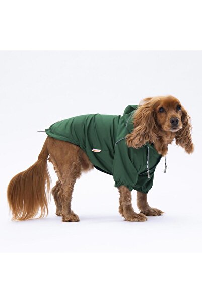 Pawstar Yeşil Pluvia Kedi Köpek Mont Kedi Köpek Kıyafeti