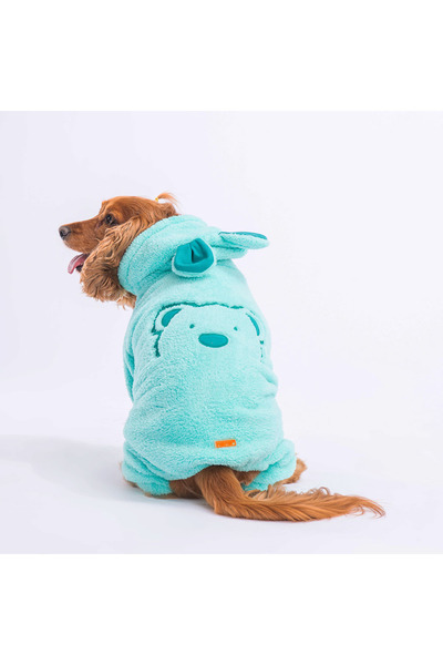 Pawstar Mint Koala Small Breed Plush Jumpsuit Dog Jumpsuit Dog Outfit Cat Outfit