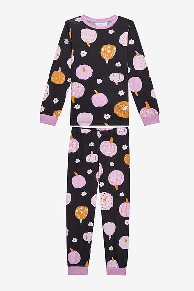 Penti Mehrfarbiges Pyjama-Set aus Baumwolle für Mädchen