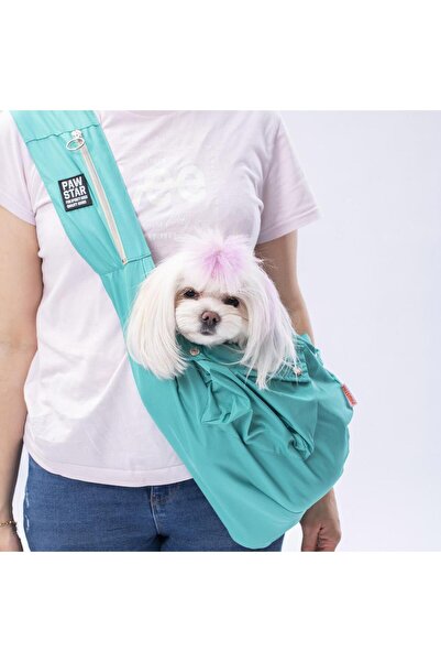 Pawstar Mint Crossbody Çanta Kedi Köpek Taşıma Çantası