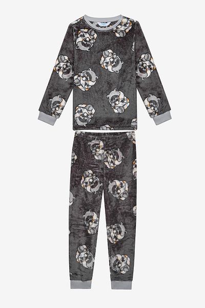 Penti Mehrfarbiges Pyjama-Set „Racoon“ für Mädchen