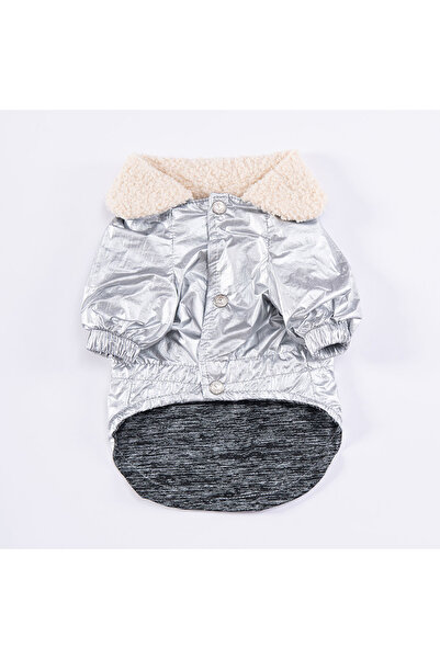 Pawstar Gümüş Brillante Köpek Montu Köpek Yağmurluk Köpek Kıyafeti Köpek Elbisesi