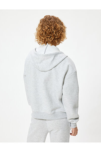 Koton Hanorac oversize cu glugă cu buzunar cangur