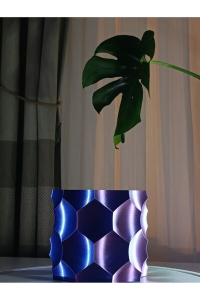 Handmade Geometrik Saksı/ Vazo