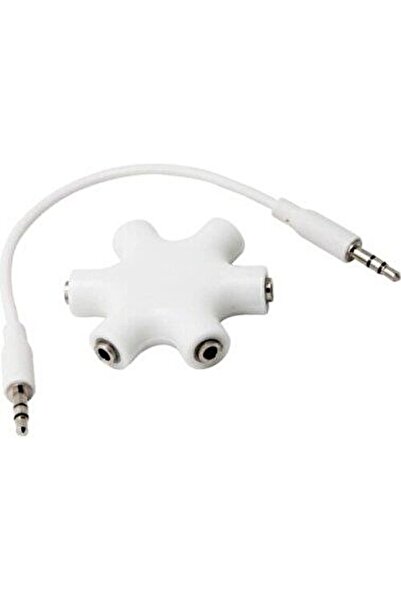 KEEPRO 5 li kulaklık çoğaltıcı 5 port aux çoklayıcı 5 port stereo çağoltıcı 1 giriş 5 çıkış kulaklık çoklay