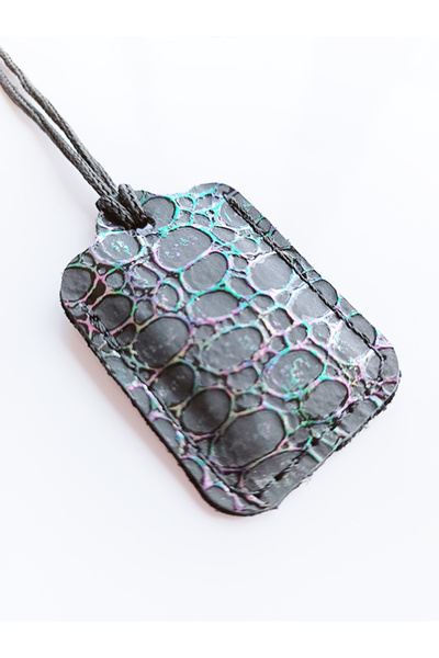 ViP GiFT Küçük Dörtgen Cevşen Dualı Kolye Muska Hakiki Deri El Yapımı