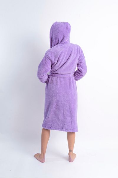 Sweets Collection Colorful Welsoft Plush - Long Hooded Women's Dressing Gown